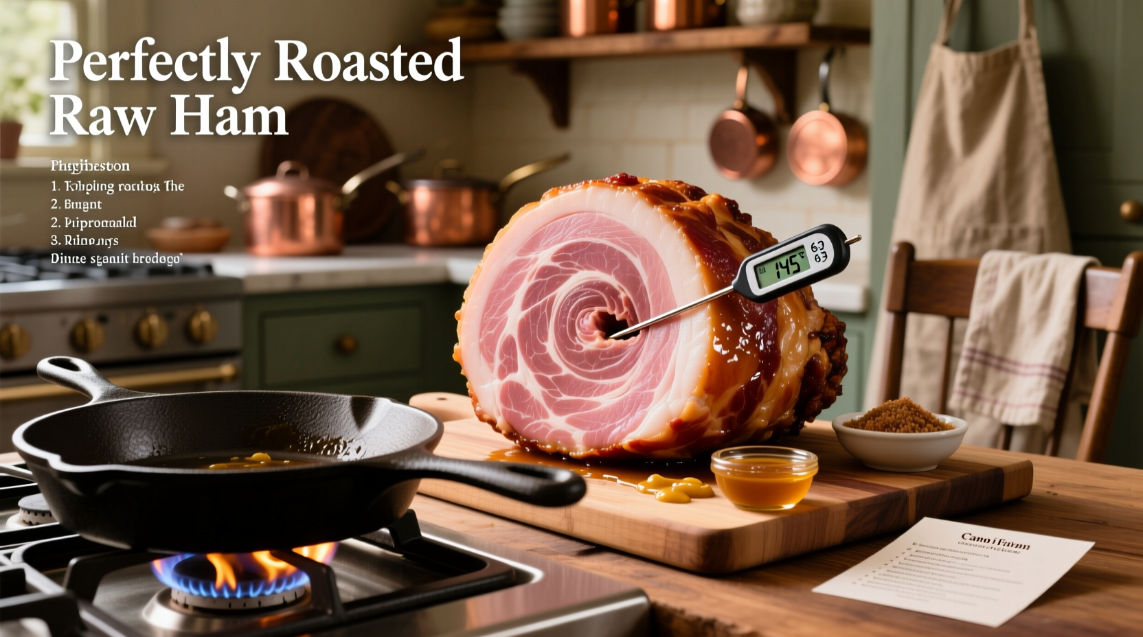 how do i cook a raw ham