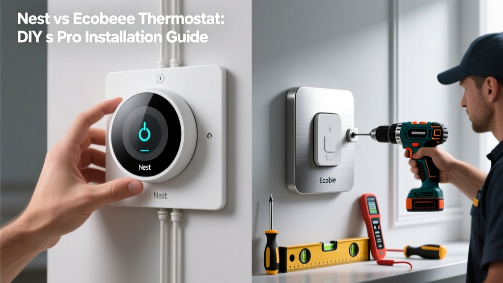 Nest vs Ecobee Thermostat: DIY vs Pro Installation Guide
