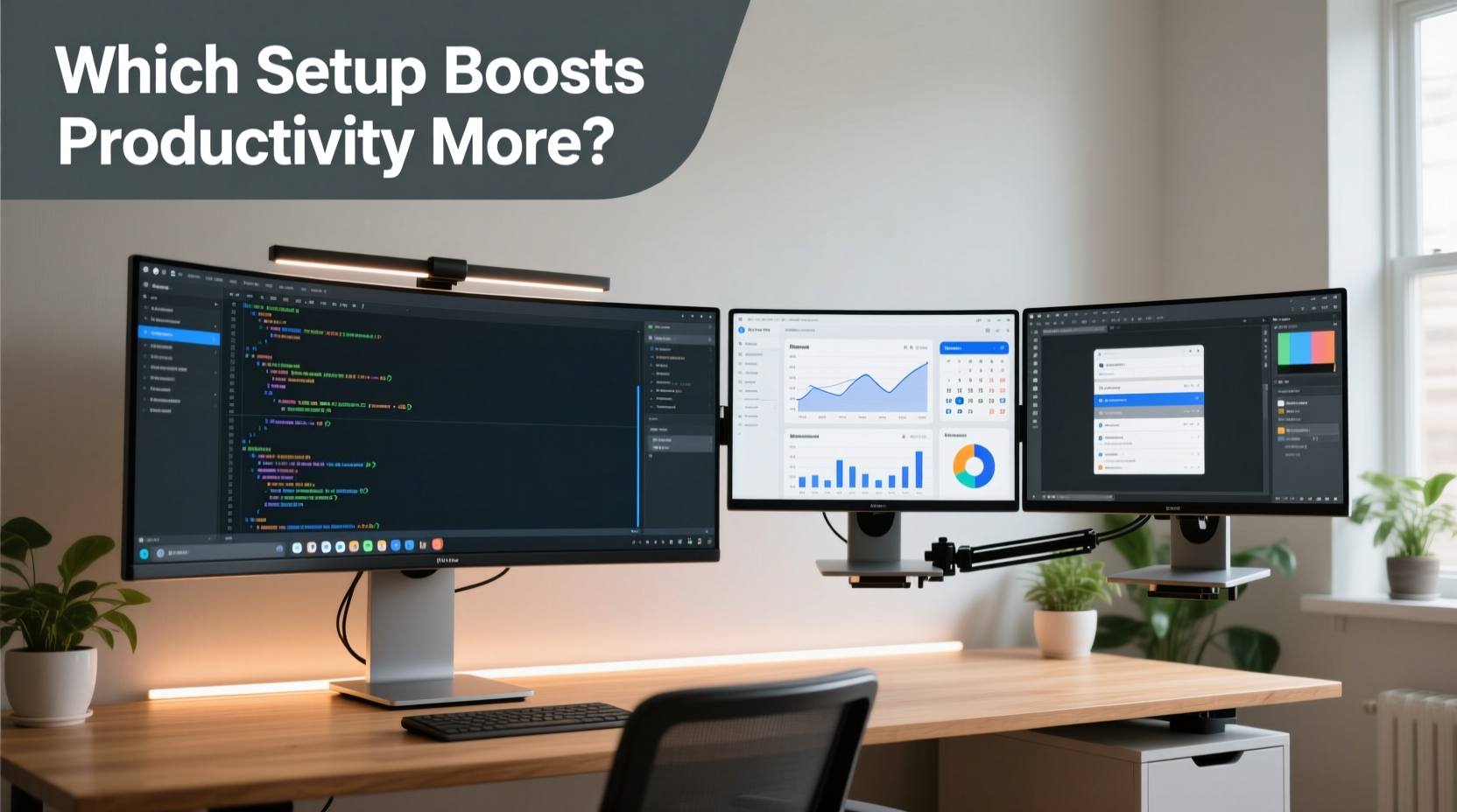 ultra wide monitors vs dual screen setups which boosts productivity more