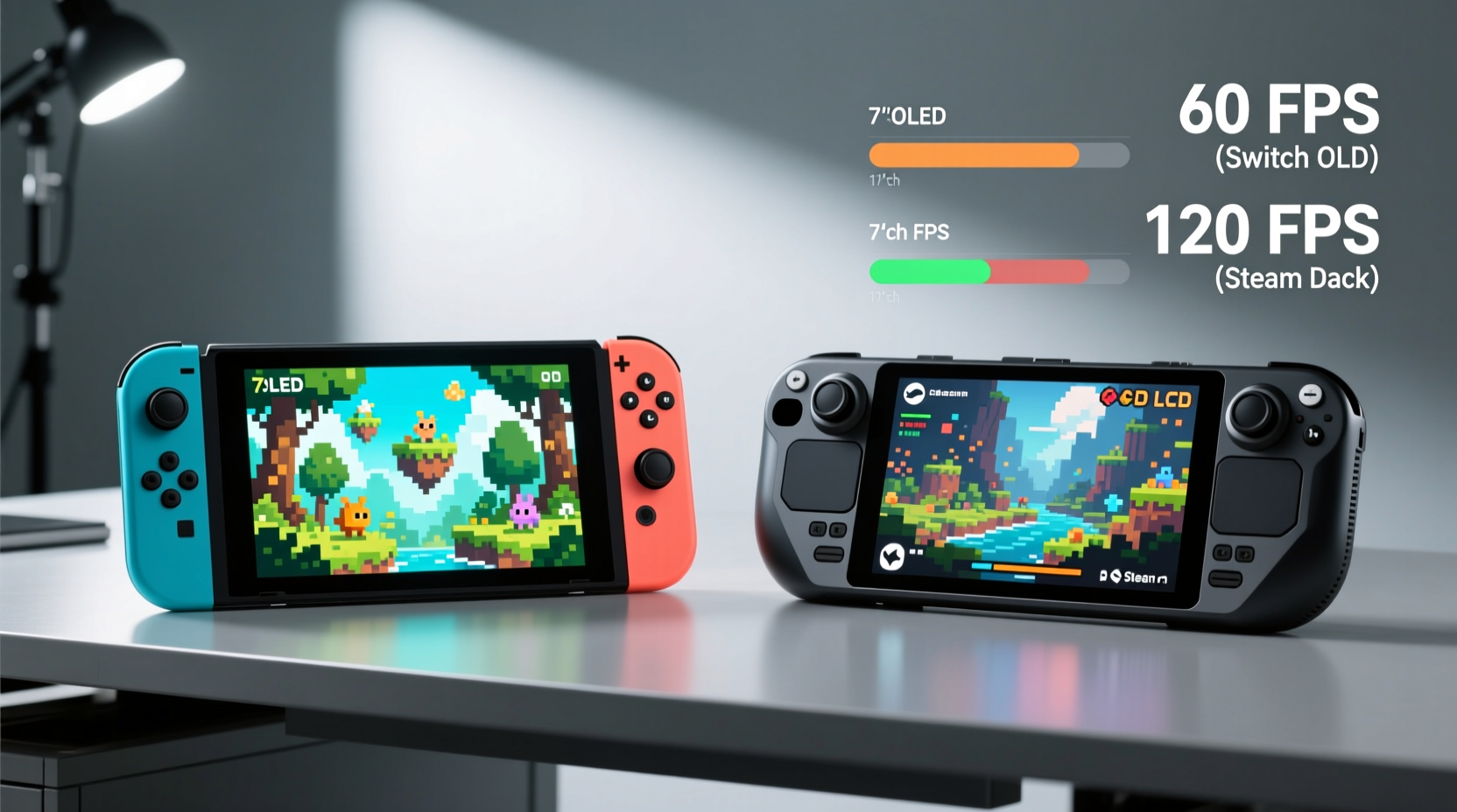 switch oled vs steam deck which portable system offers better indie game performance