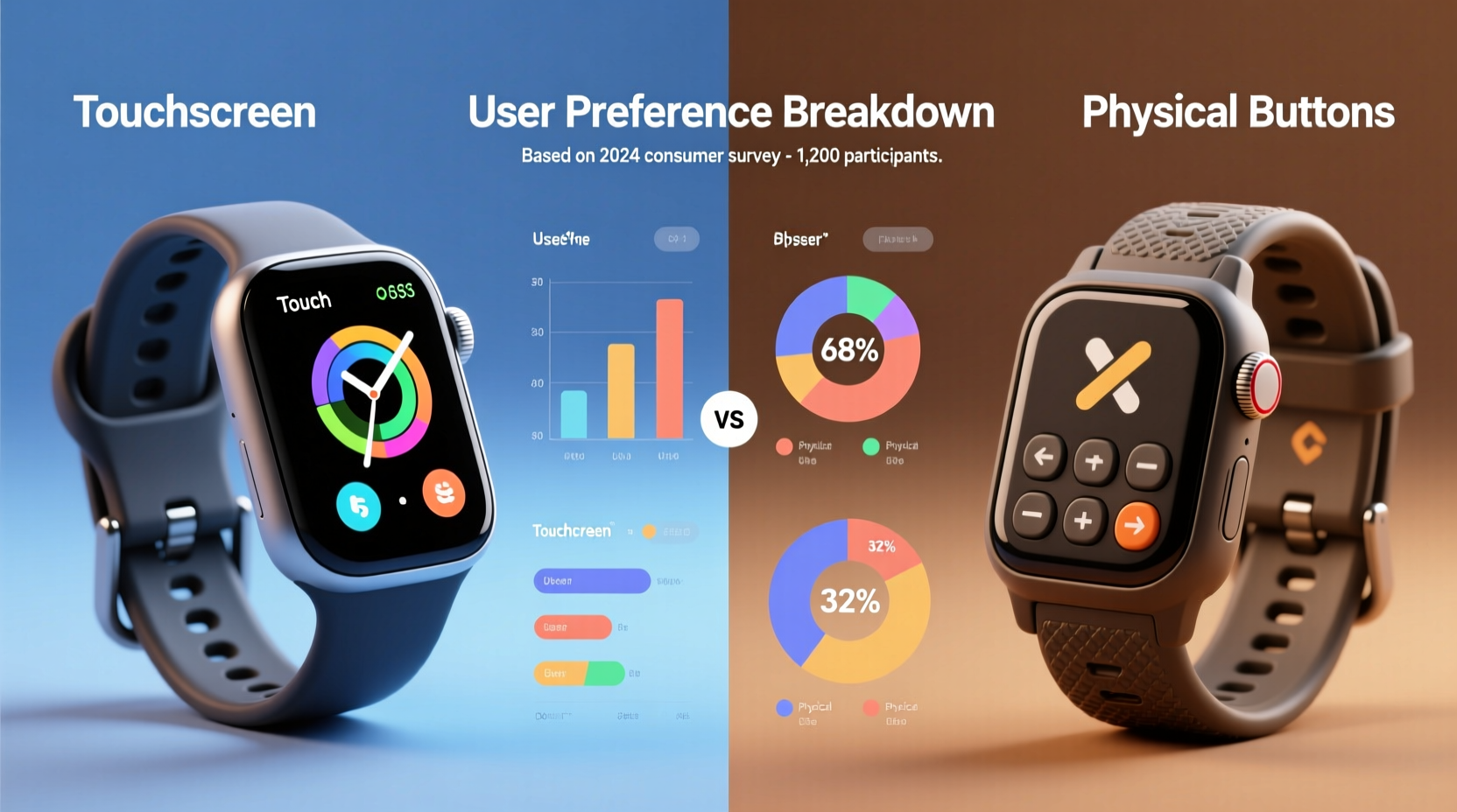 touchscreen vs physical buttons on fitness trackers user preference breakdown