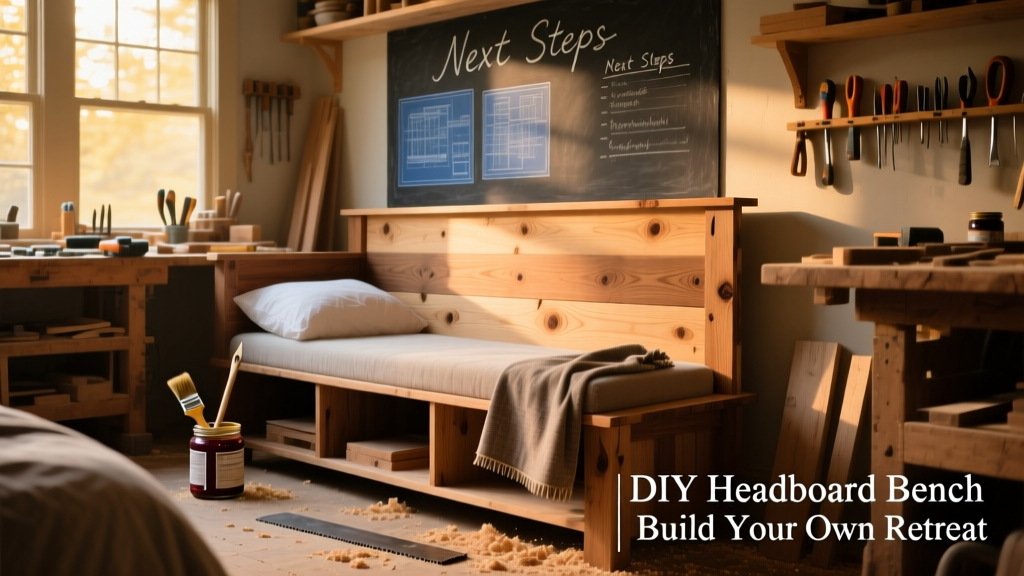 DIY Headboard Bench: Build a Bedside Seating Solution