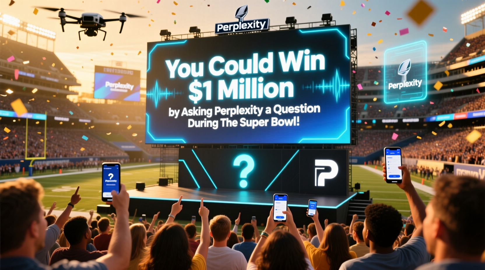 You Could Win $1 Million by Asking Perplexity a Question During the Super Bowl