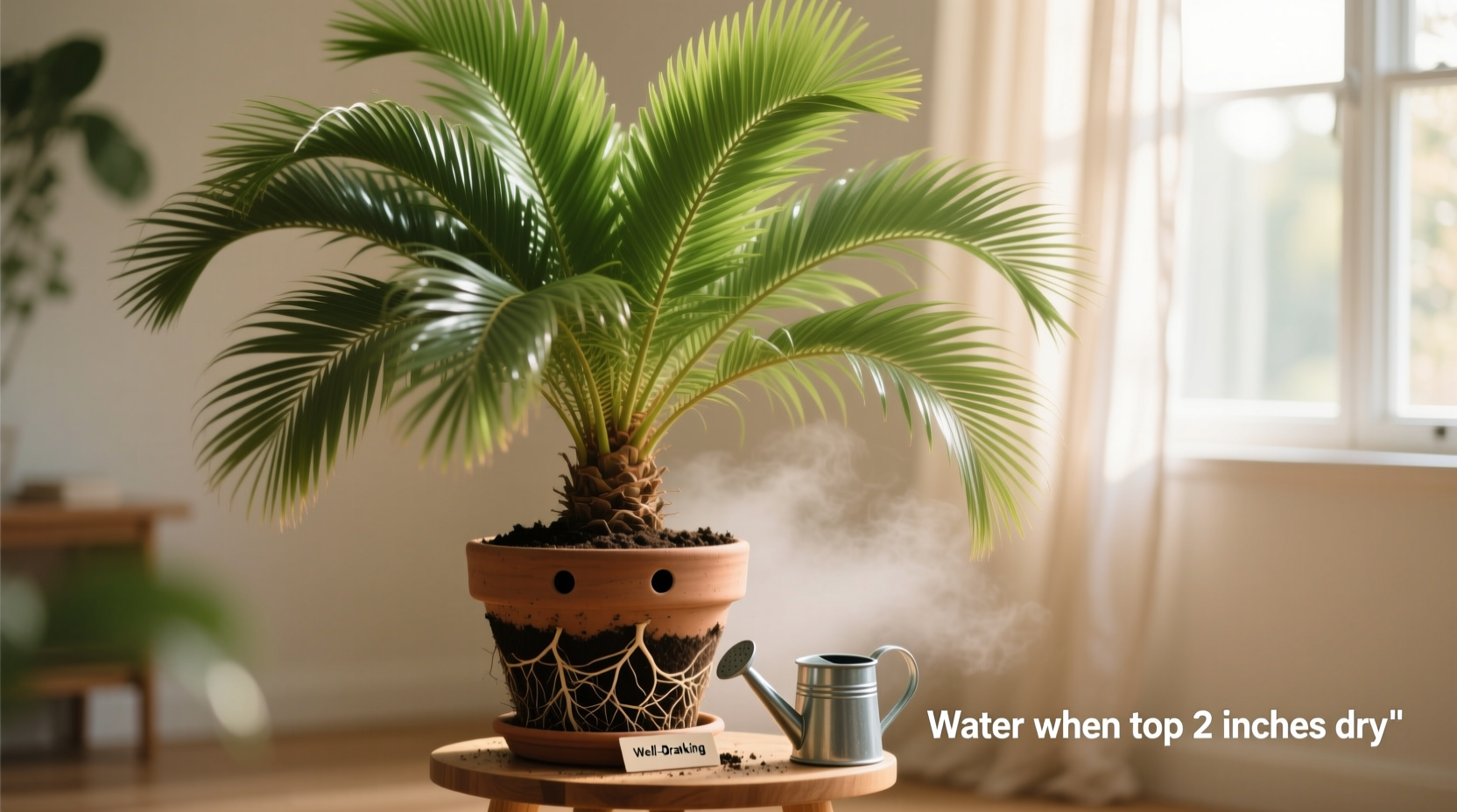 how to care for a majesty palm plant
