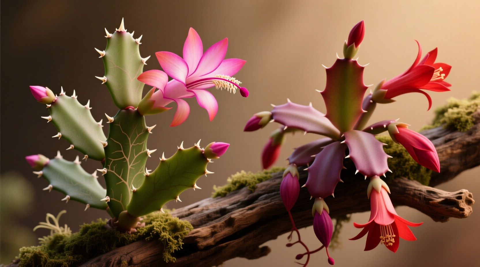 thanksgiving christmas cactus differences