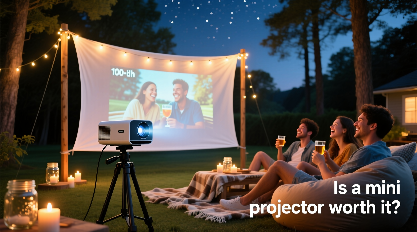 is a mini projector worth it for backyard movie nights or just a gimmick