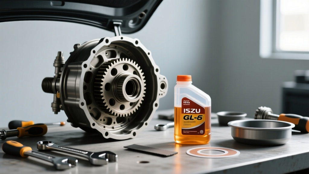 Isuzu Trooper Rear Differential Removal & Fluid Cost Guide
