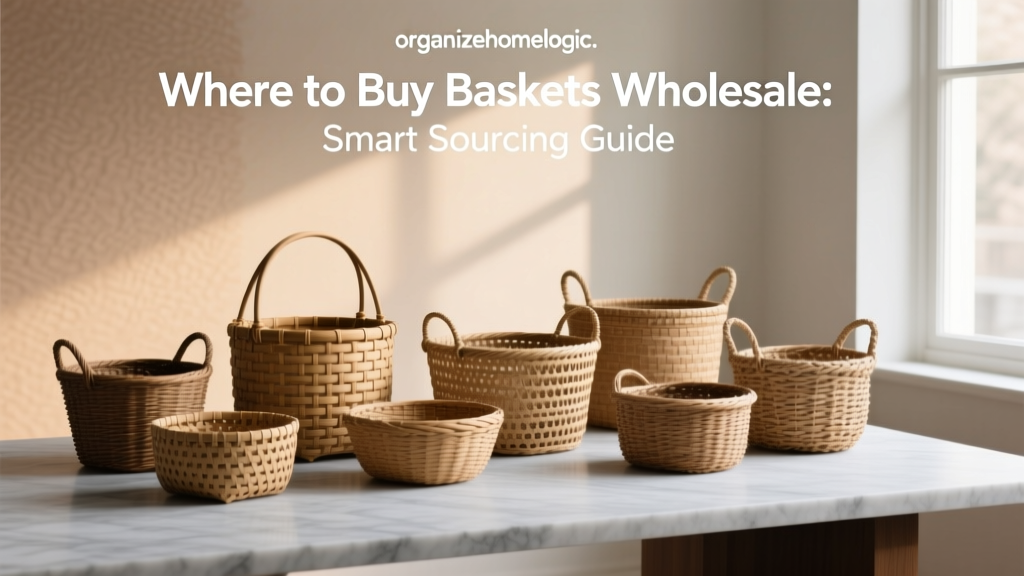 Where to Buy Baskets Wholesale: Smart Sourcing Guide
