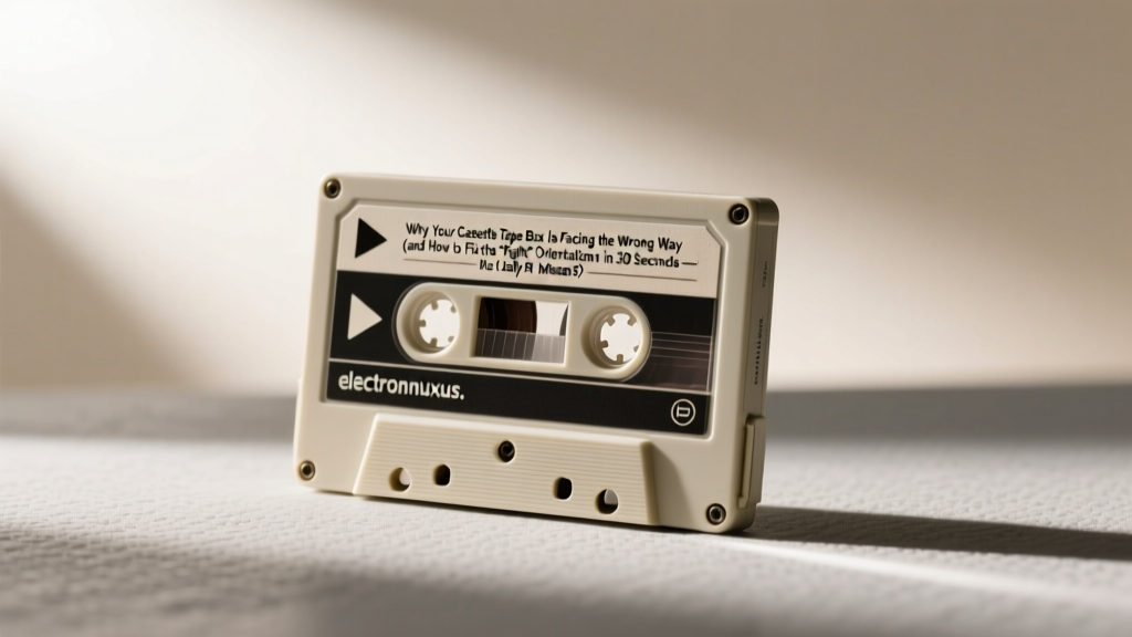 Why Your Cassette Tape Box Is Facing the Wrong Way (and How to Fix the 'Right' Orientation in 30 Seconds — Plus What the Label Really Means)