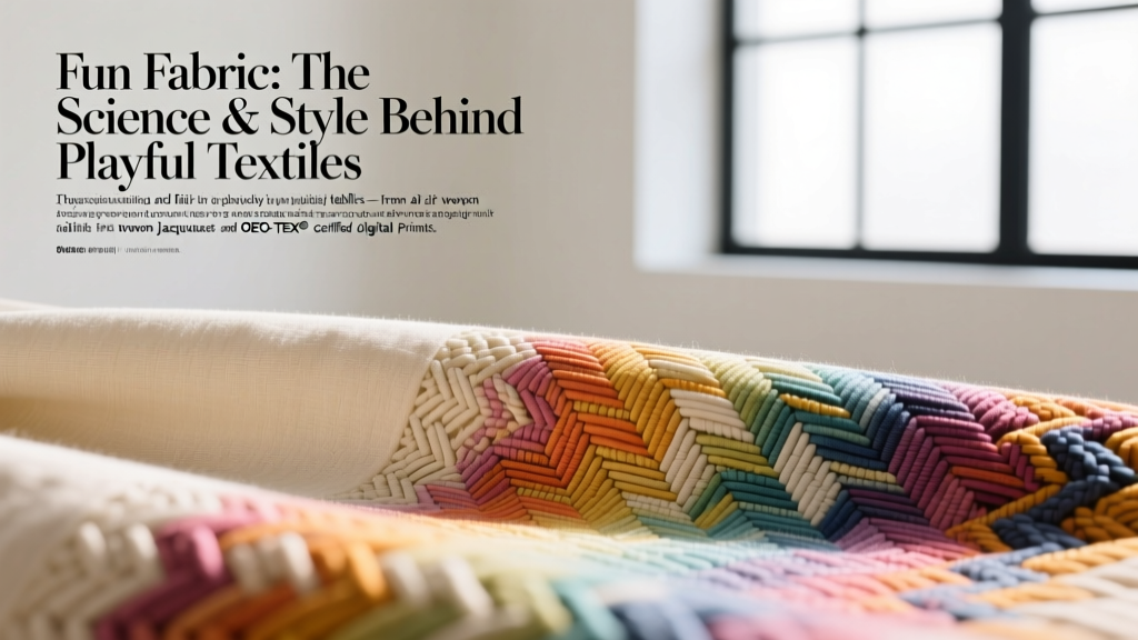 Fun Fabric: The Science & Style Behind Playful Textiles