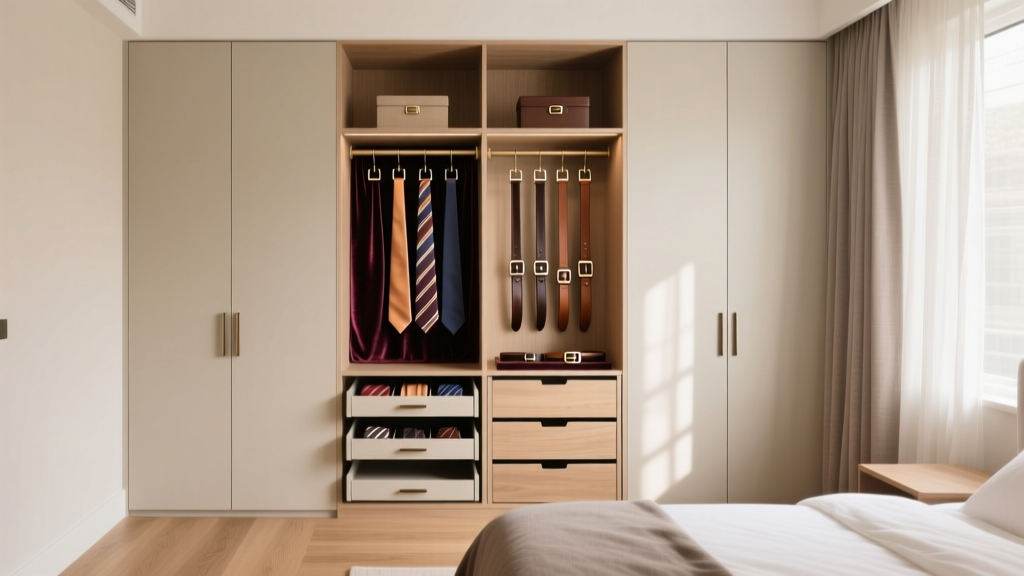 Best Bedroom Tie and Belt Storage - The Decor Mag