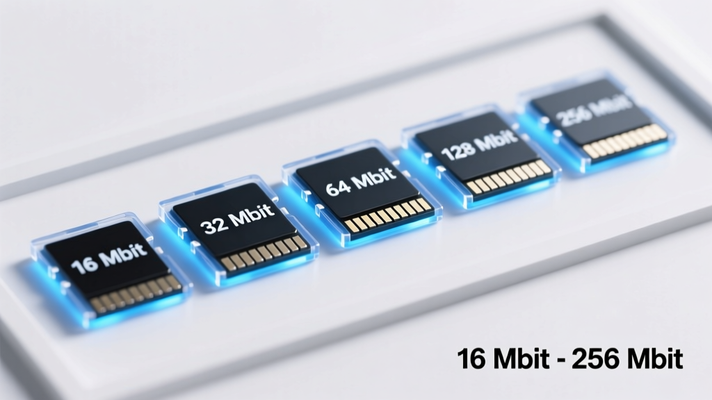 Flash Memory Family Delivers Densities From 16 To 256 Mbits: Architectural Insights, Performance Trade-offs, and Real-World Design Implications