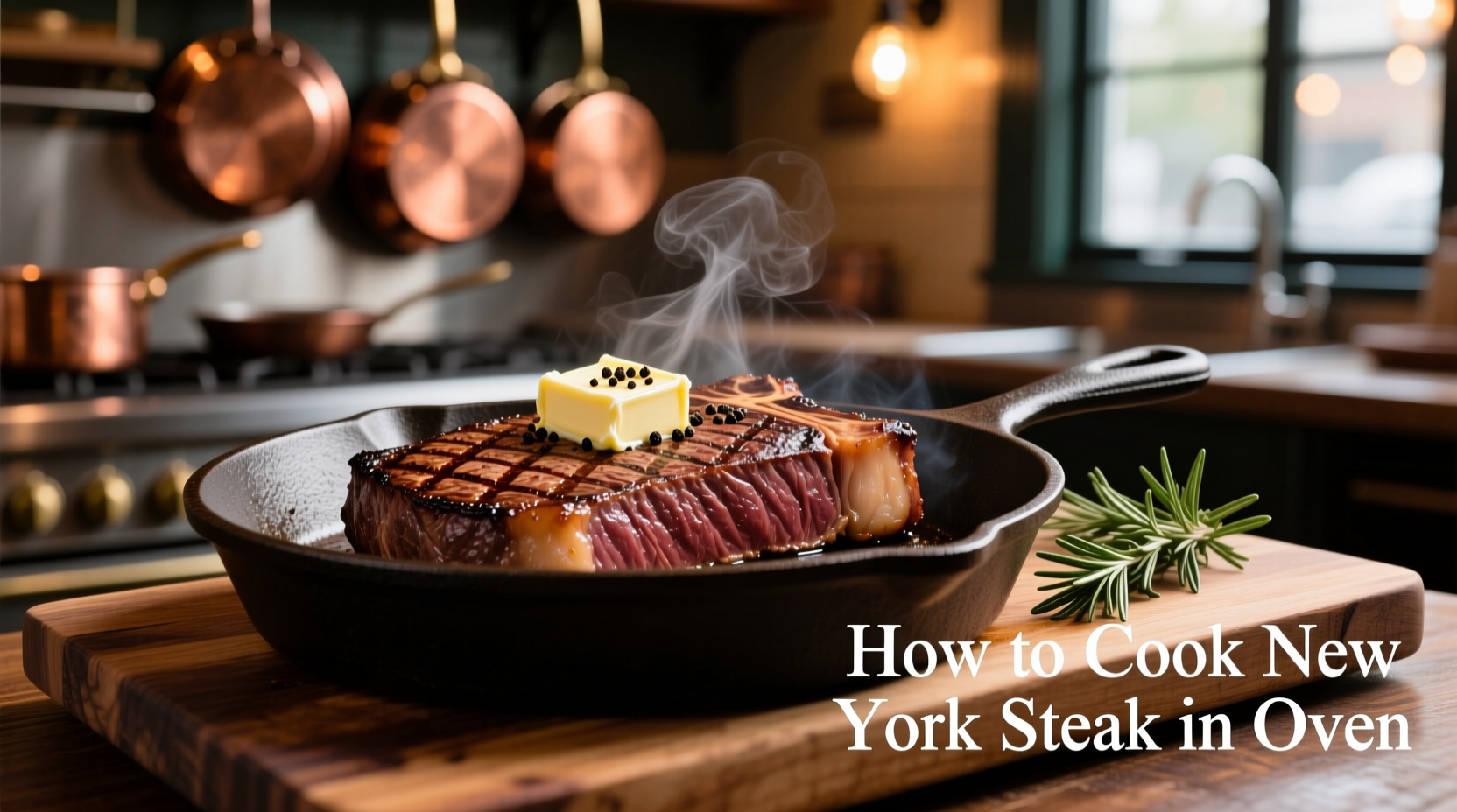 how to cook new york steak in oven