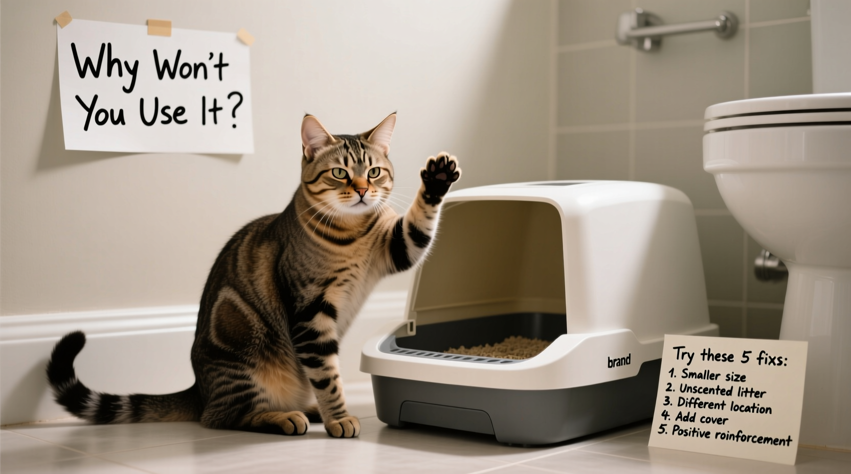 cat refuses to use new litter box reasons and how to fix it fast