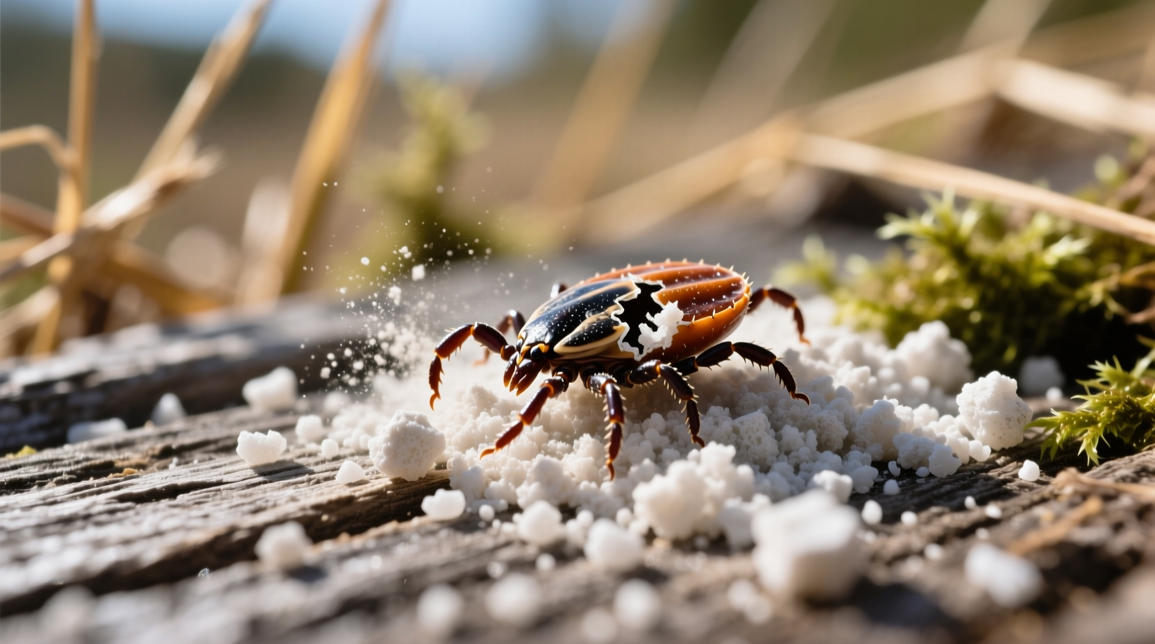 does diatomaceous earth kill ticks