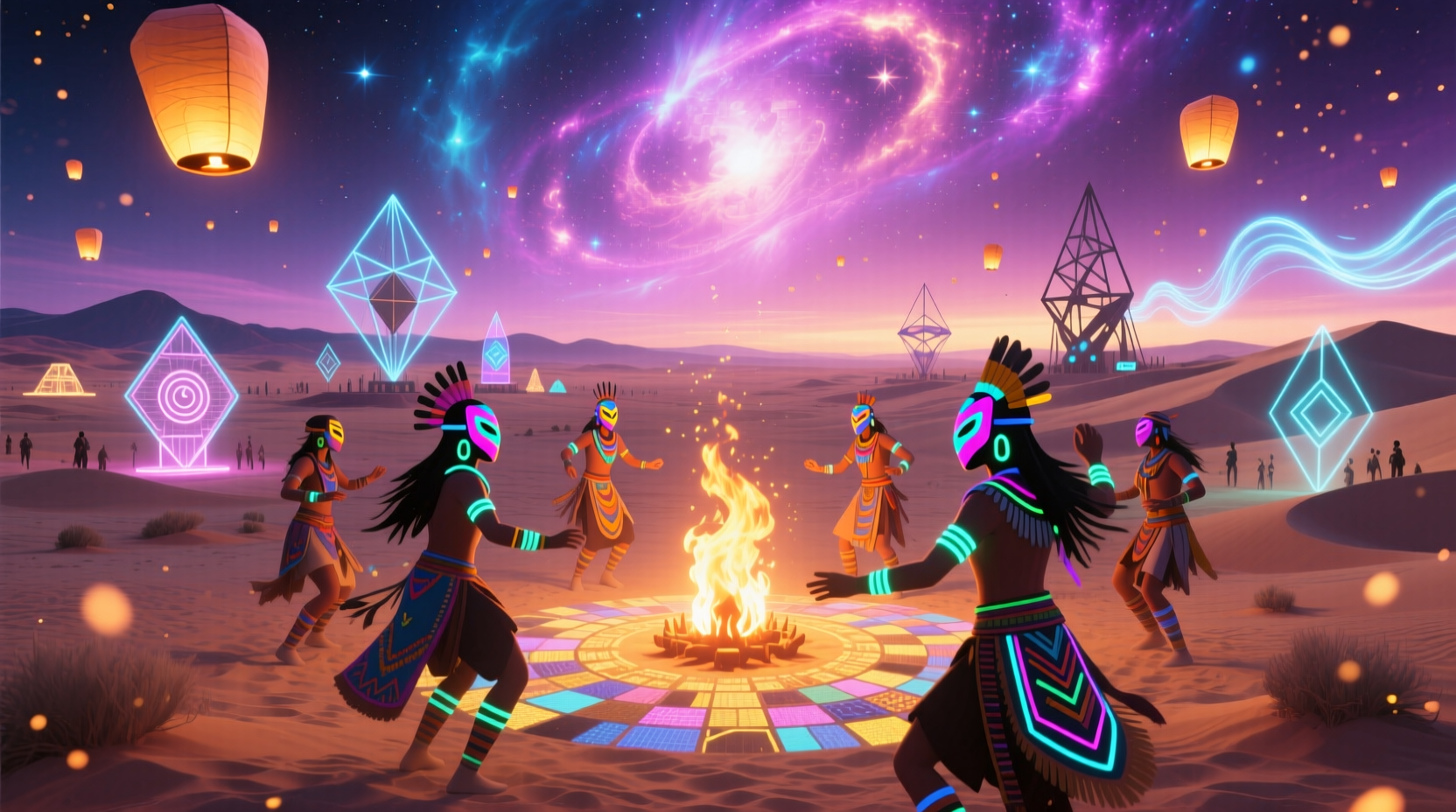 how to virtually attend and participate in burning man