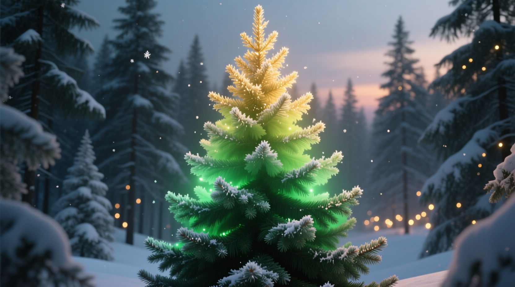can you paint a christmas tree for a custom ombre effect without damage