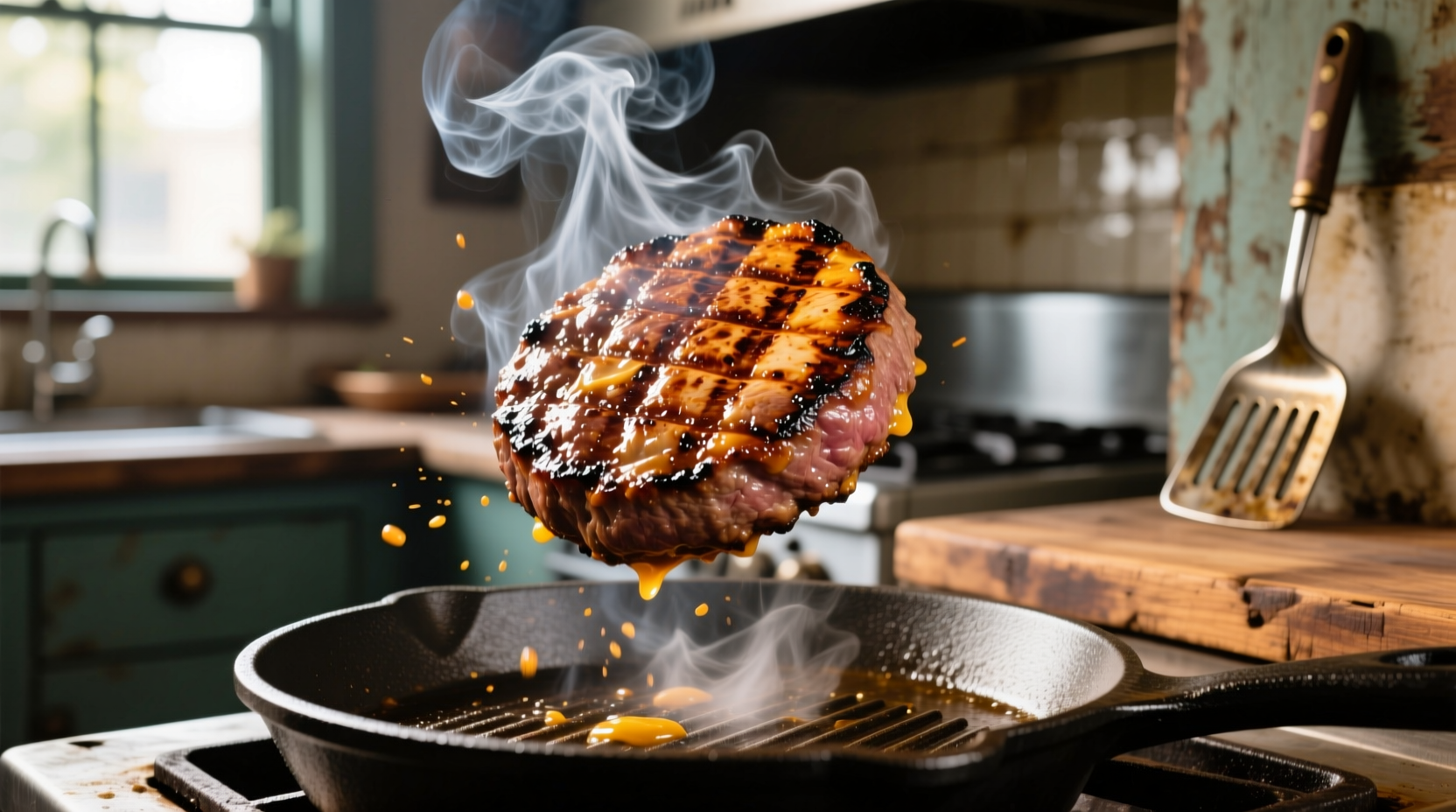 flip your burgers as often as youd like for better cook