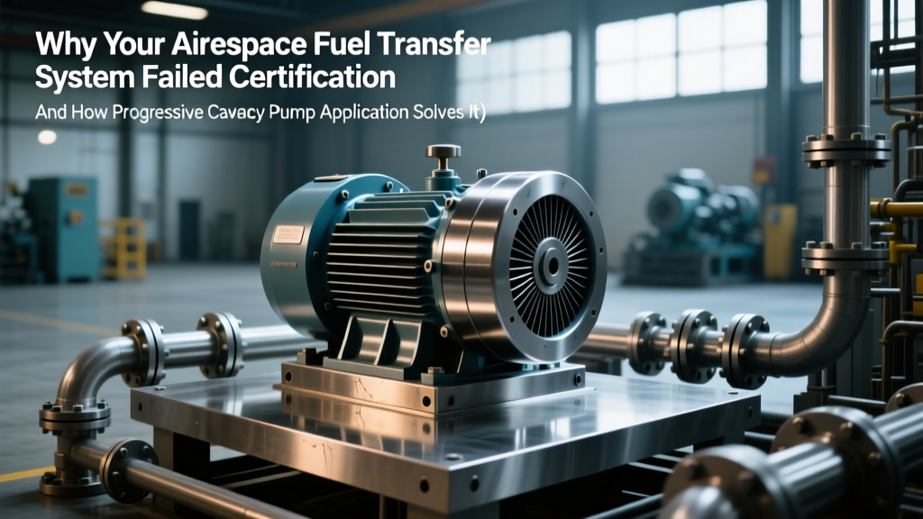 Aerospace Fuel Pump Certification Failure? Fix It