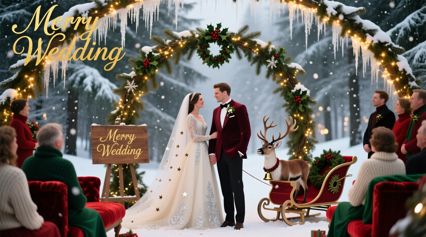a wedding for christmas