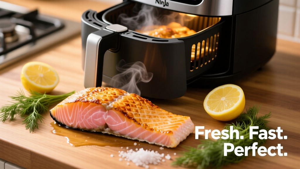 Perfect Salmon in Ninja Air Fryer: Crispy Skin, Tender
