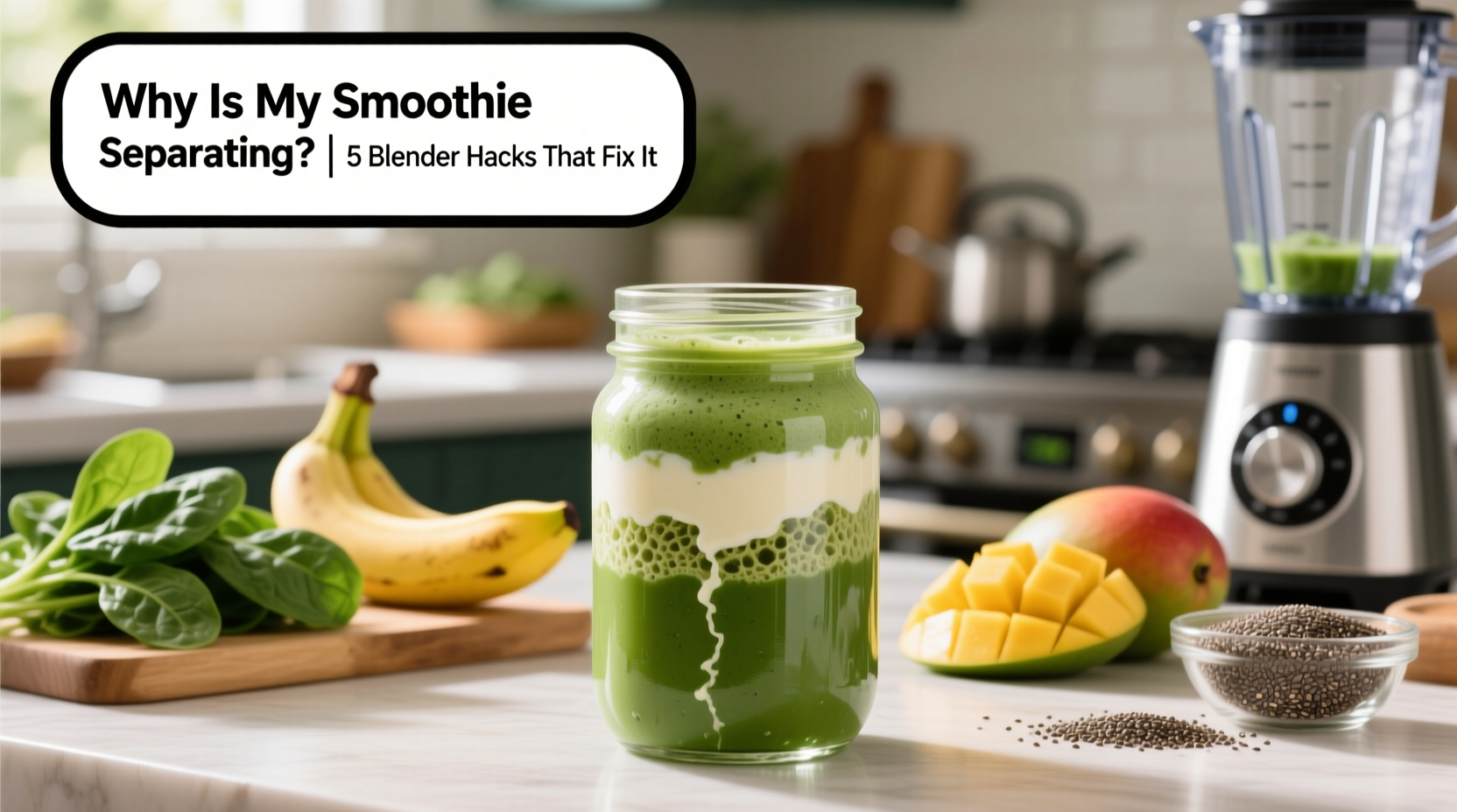 why is my smoothie separating instantly blender hacks that fix it