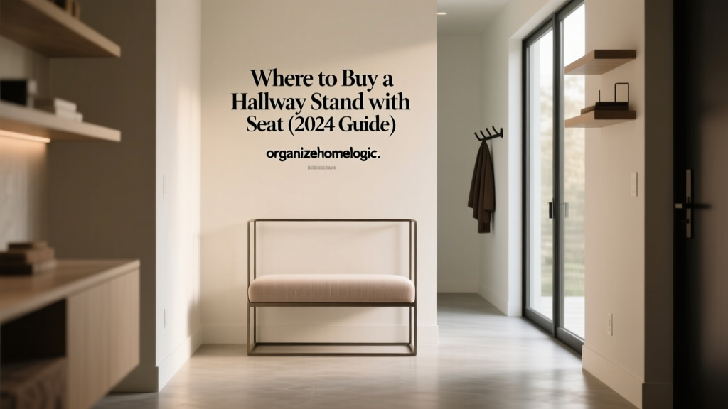 Where to Buy a Hallway Stand with Seat (2024 Guide)