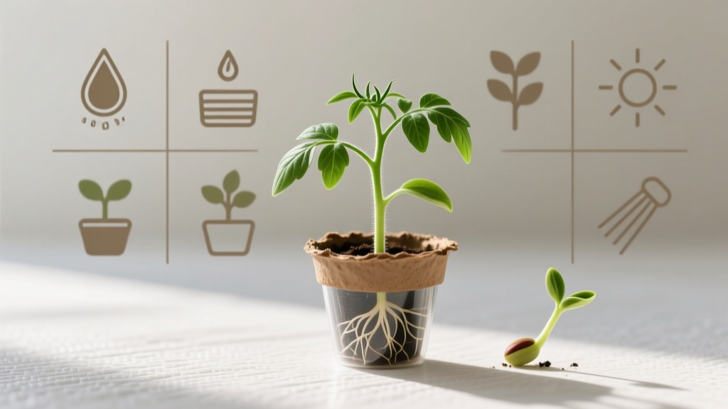 Tomato Seedling Repotting Guide: Fix Early Planting Mistakes