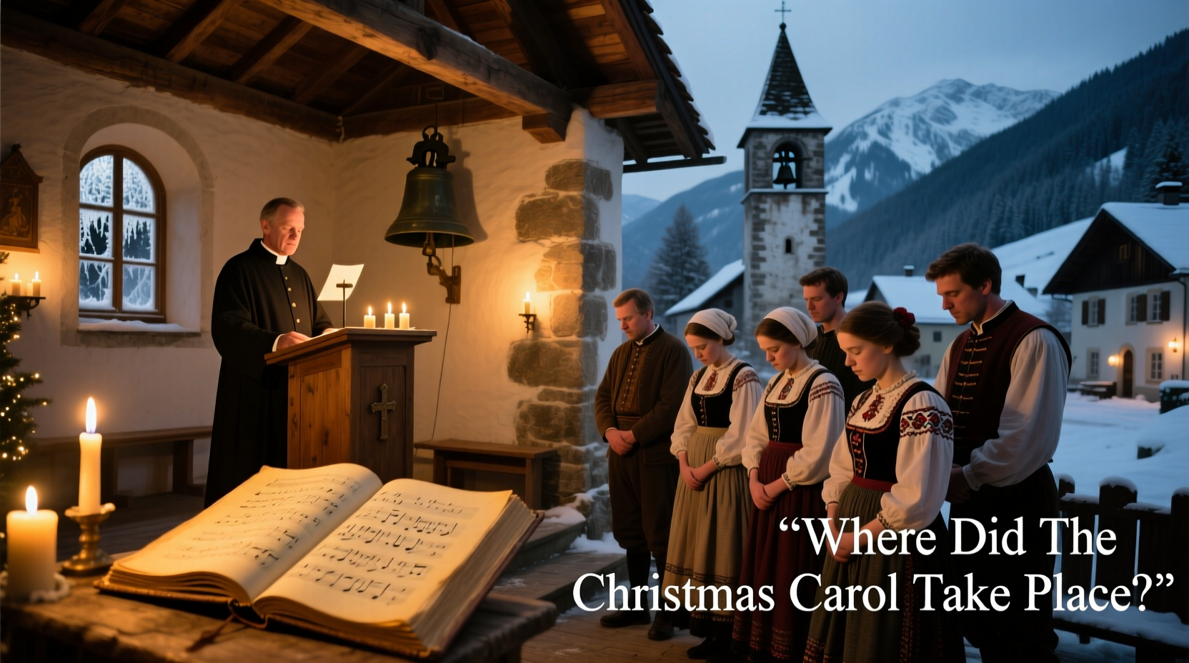 where did the christmas carol take place