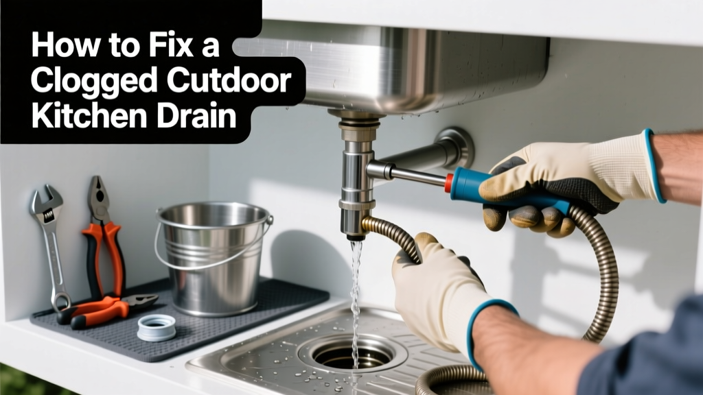 How to Fix a Clogged Outdoor Kitchen Drain