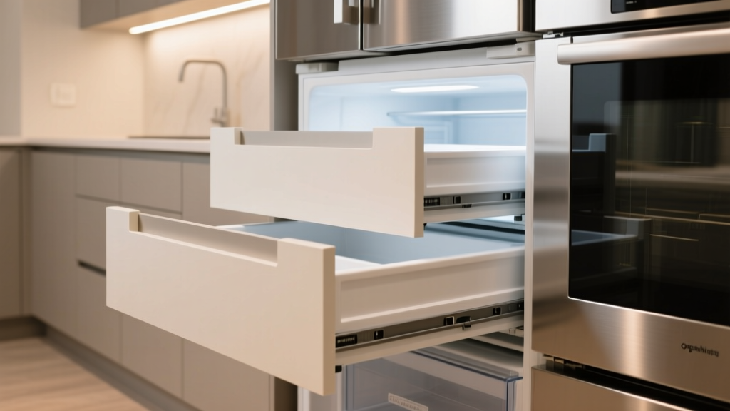 How to Install Pull Out Drawers in a Refrigerator