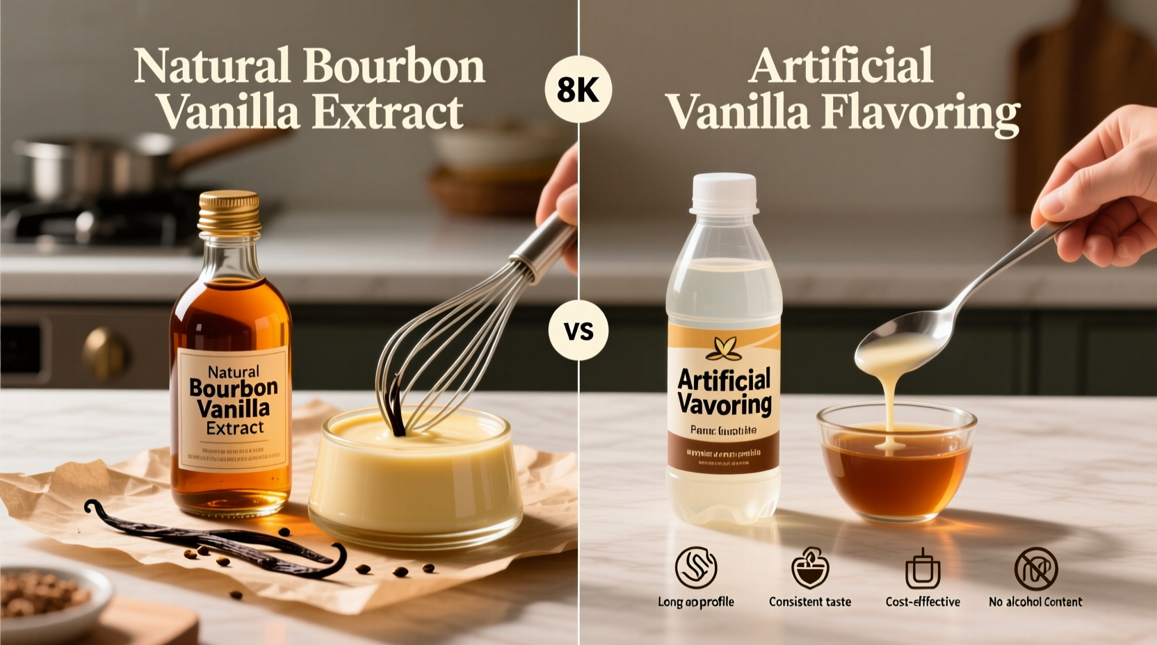 bourbon vanilla extract vs artificial which performs better in recipes