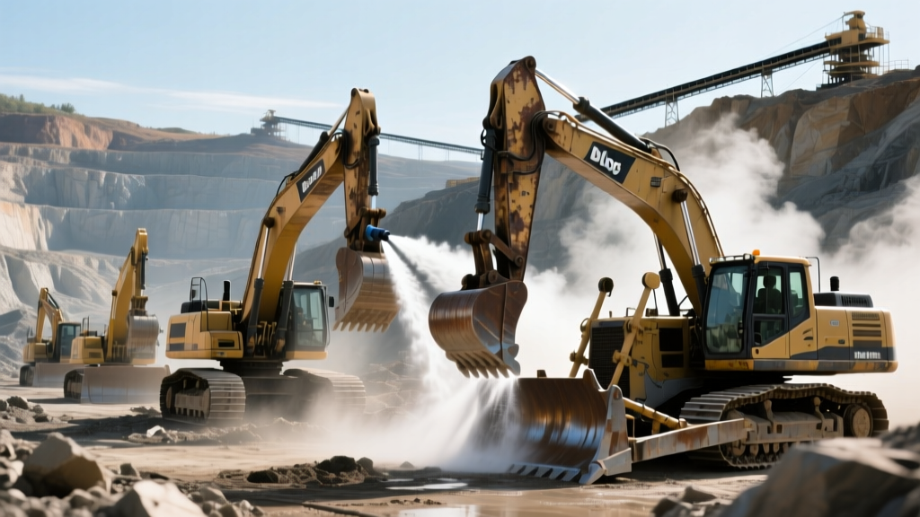 Heavy Equipment Steam Cleaner Applications in Quarry Ops