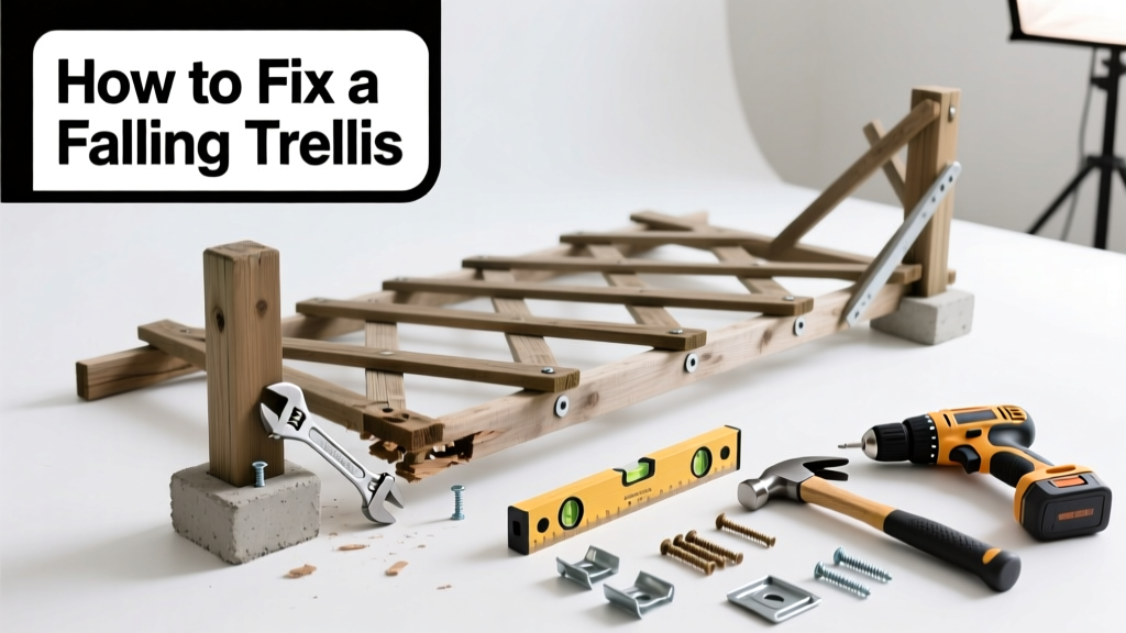 How to Fix a Falling Trellis: Step-by-Step Repair Guide