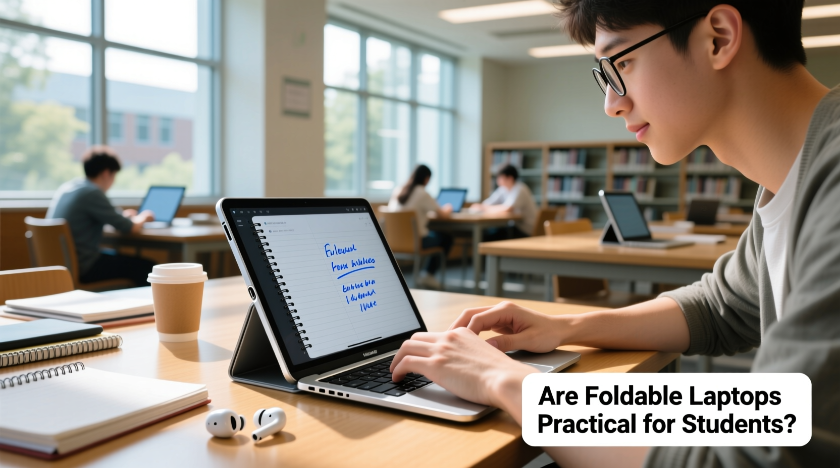 are foldable laptops practical for students or just fragile tech toys