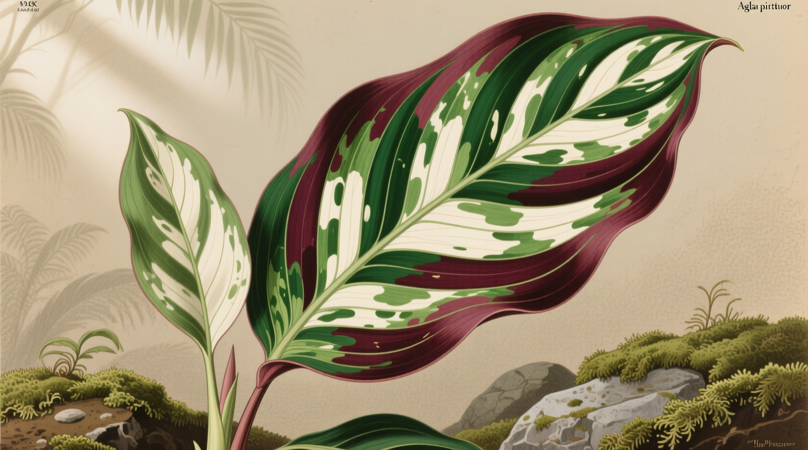 aglaonema pictum tricolor care guide