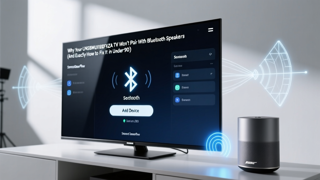 Fix Bluetooth Speakers on UN58MU6100FXZA TV (2026)