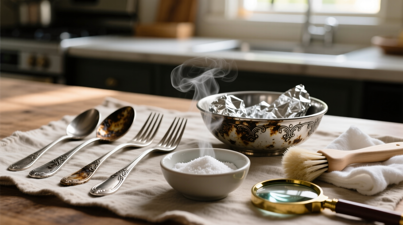 how to clean silver