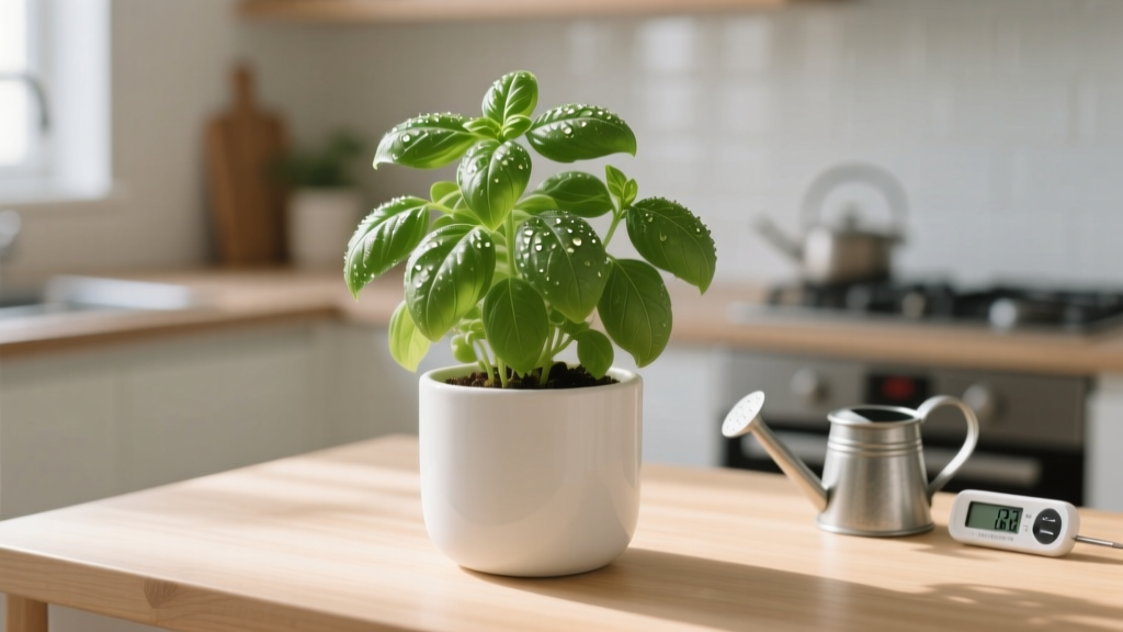 Basil Plant Watering: Indoor Tips to Prevent Wilting