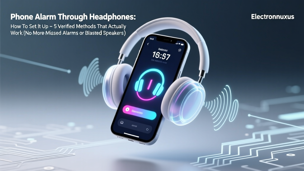 Phone Alarm Through Headphones How To Set It Up: 5 Verified Methods That Actually Work (No More Missed Alarms or Blasted Speakers)