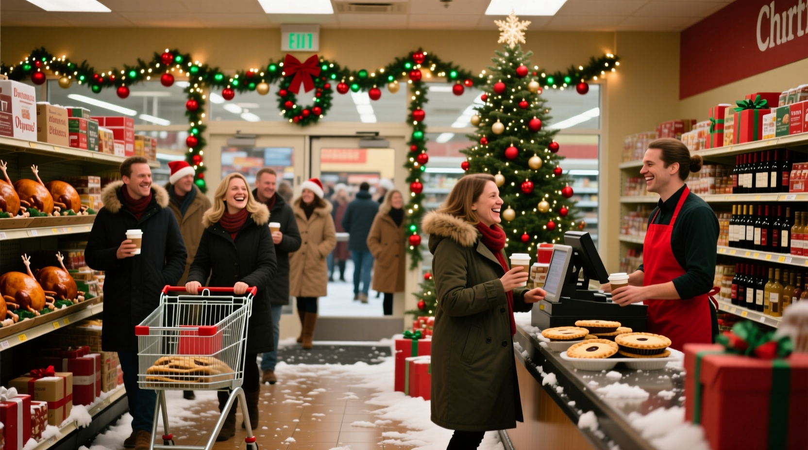 are supermarkets open on christmas day