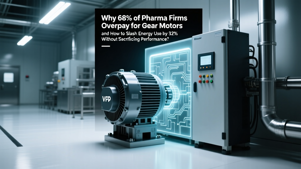 Cut Pharma Gear Motor Costs 32% Without Compromising