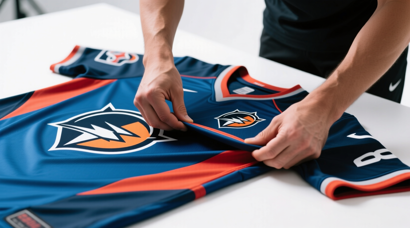closet organization tips fold gaming jerseys without creases