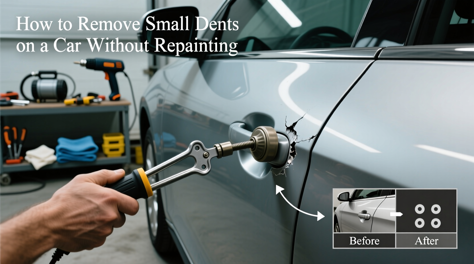how to remove small dents on a car