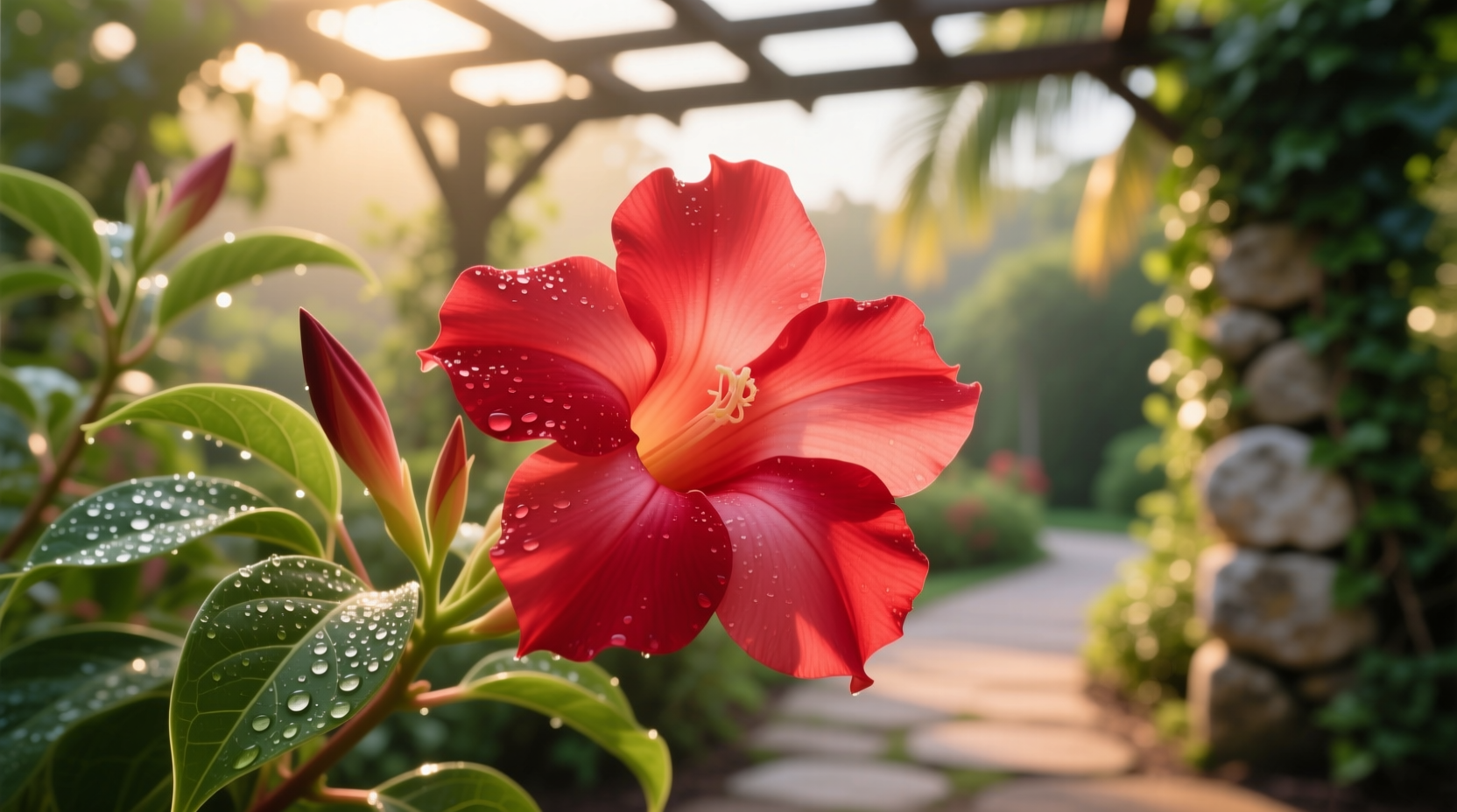 mandevilla red