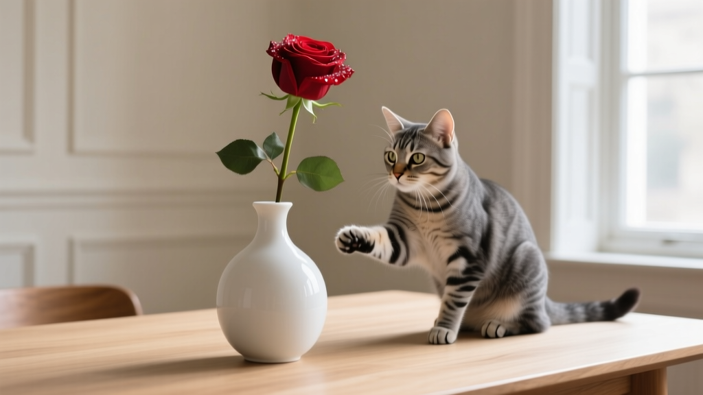 Roses and Cats: Toxicity, Risks & Safe Alternatives