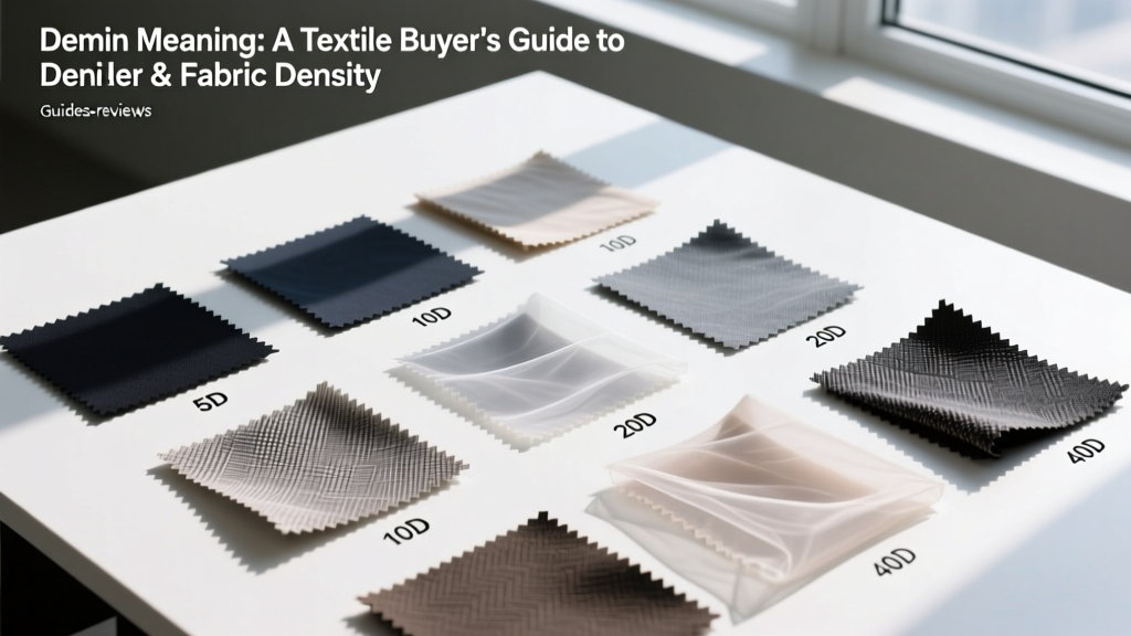 Demin Meaning: A Textile Buyer’s Guide to Denier & Fabric Density