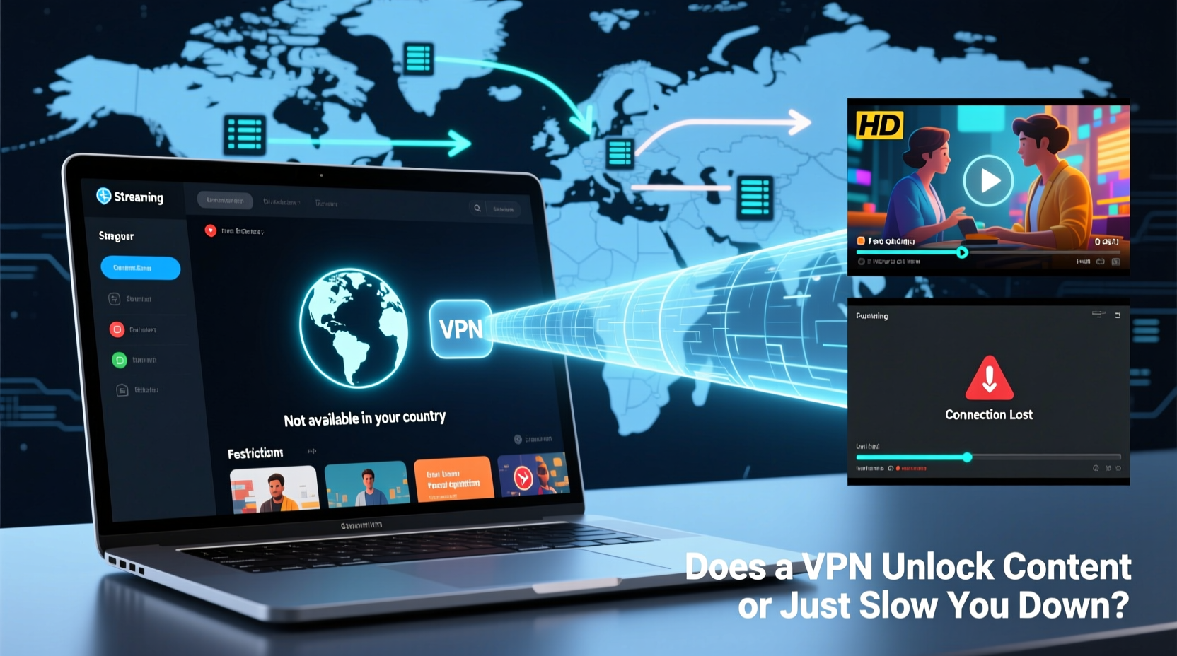 vpn for streaming does it actually unlock more content or just slow you down