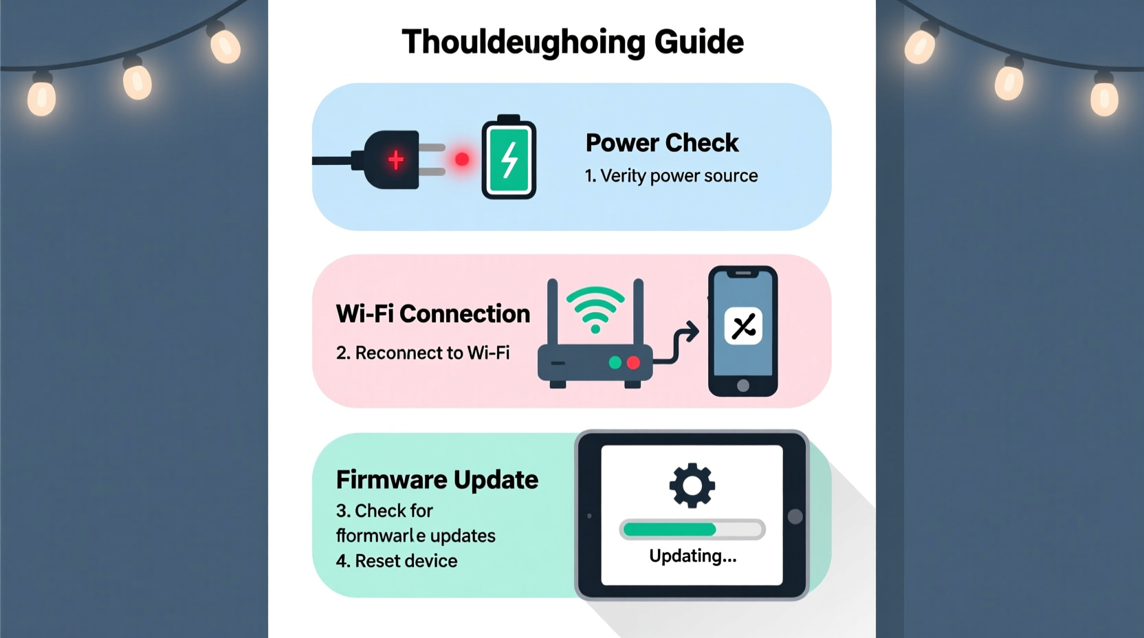 why did my smart christmas lights stop responding troubleshooting steps