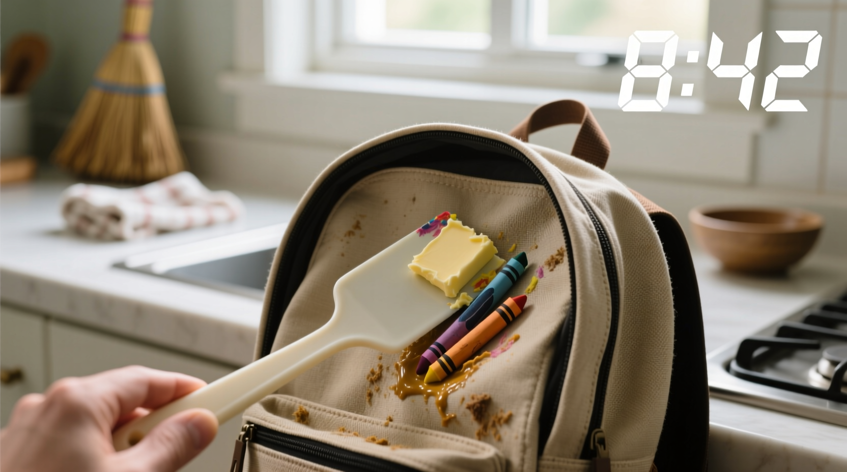 how to remove crayon from canvas backpacks